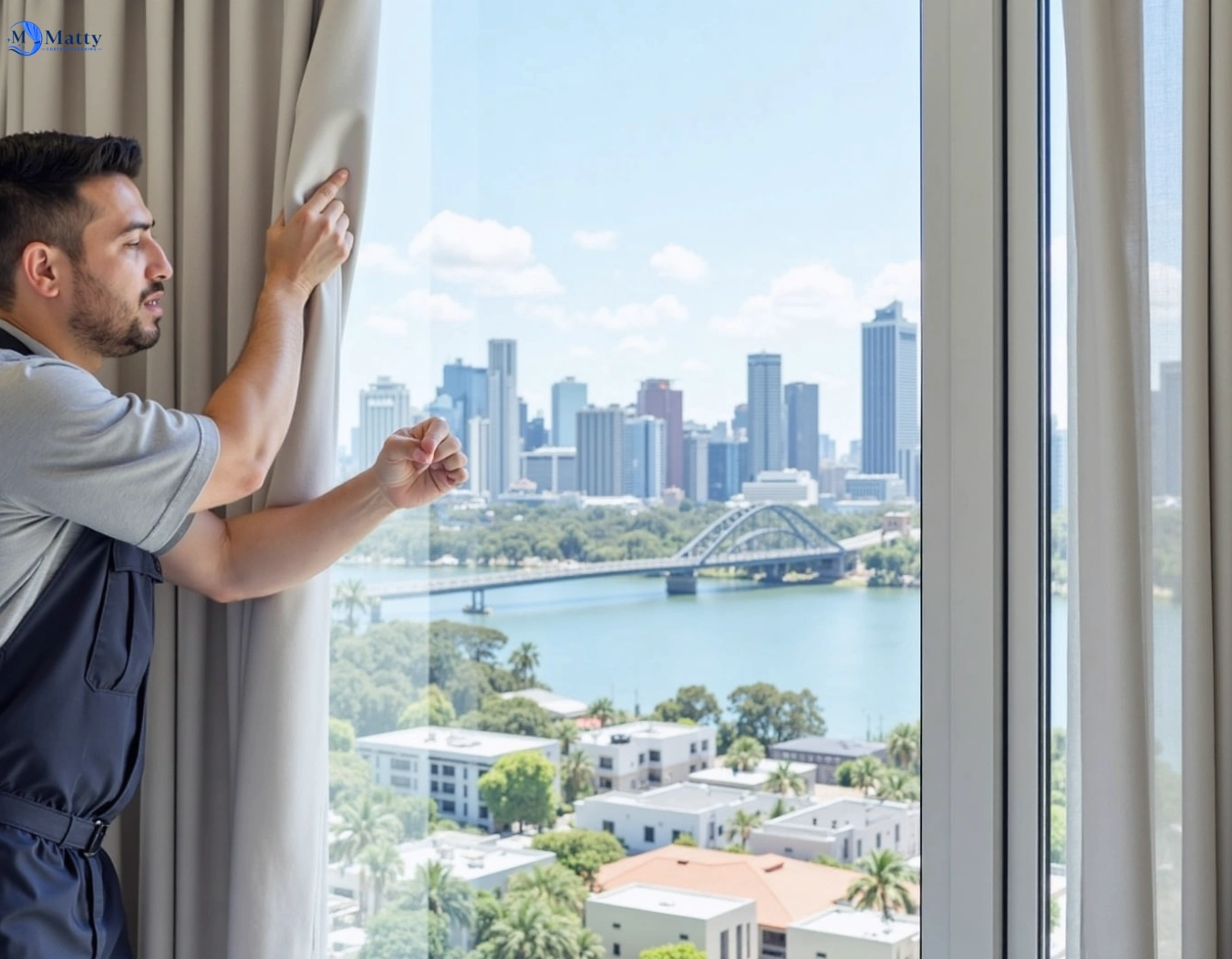 Professional curtain steam cleaning service bellambi-nsw QLD by Matty Curtain Cleaning